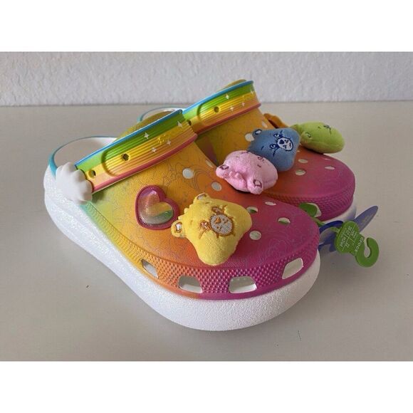 CROCS Care Bears Collaboration Crush Clog Light On 210103 Men’s 4 Women’s 6 NEW - Picture 12 of 15
